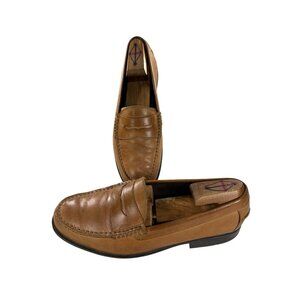 Cole Haan Mens Size 8.5 M Brown Leather Slip On Driving Loafers Comfort Shoes